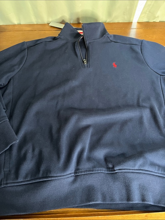 Polo Ralph Lauren Other - Polo by Ralph Lauren Navy Half-Zip Pullover with Red Pony